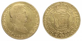1820. Fernando VII (1808-1833). Madrid. 4 Escudos. GJ. Au. SC-. Est.1100.