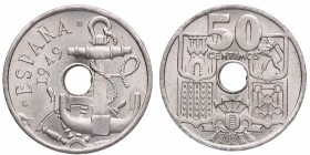 1949*51. Franco (1939-1975). 50 céntimos. Cu-Ni. SC. Est.25.