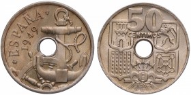 1949*52. Franco (1939-1975). 50 céntimos. Cu-Ni. SC. Est.25.