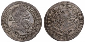 1704. Austria. Leopoldo I. Ag. EBC. Est.40.