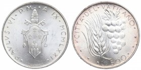 1971. Vaticano. 500 liras. Ag. SC. Est.30.