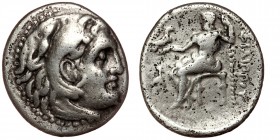 Kings of Macedon. Magnesia ad Maeandrum. Philip III Arrhidaeus 323-317 BC. In the types of Alexander III. Drachm AR
Struck circa 323-319 BC
Head of He...
