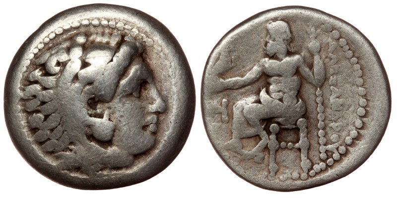 Macedonian Kingdom. Alexander III the Great. 336-323 B.C. AR Drachm
Lifetime iss...