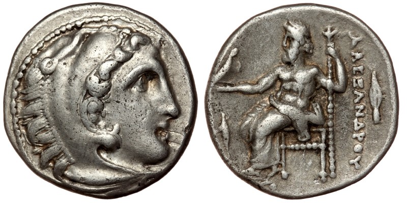 Kings of Macedon, Philip III Arrhidaios (323-317). AR Drachm. 
In the name and t...
