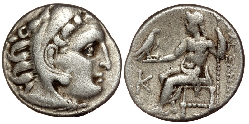 Macedonian Kingdom. Alexander III the Great. 336-323 B.C. AR Drachm Kolophon Min...