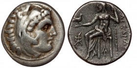 Kingdom of Macedon, Philip III Arrhidaios AR Drachm. Sardes , circa 322-319/8 BC. 
Struck under Menander or Kleitos, in the types of Alexander III. 
H...