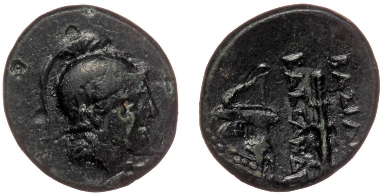 KINGS OF MACEDON. Kassander (316-297 BC). AE19. Uncertain mint in Western Anatol...
