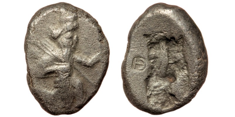 Achaemenid Kingdom. Darios I to Xerxes II. Ca. 485-420 B.C. AR Siglos. Sardes mi...