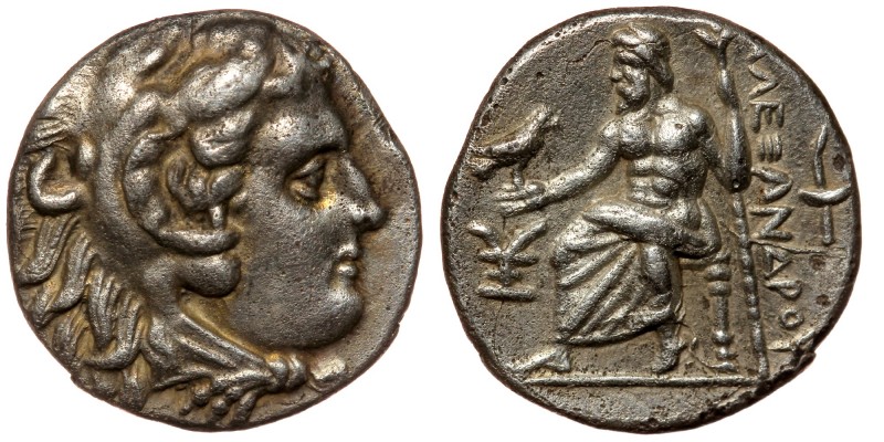 KINGS of MACEDON. Philip III Arrhidaios. 323-317 BC. AR Drachm.
In the name and ...