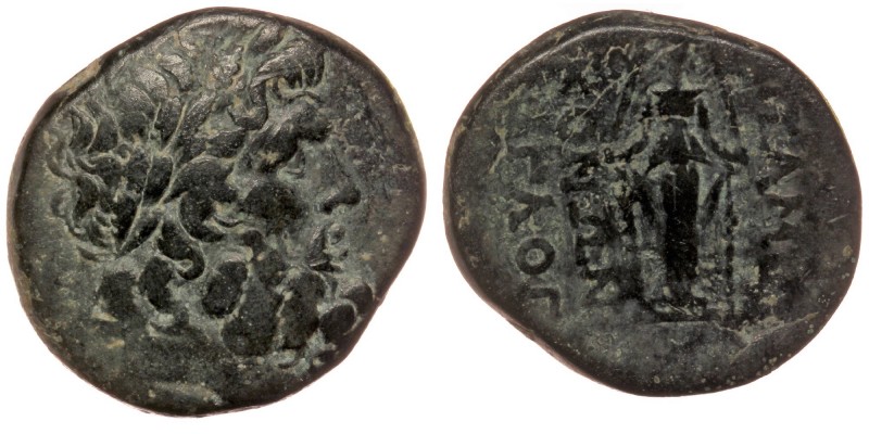 PHRYGIA. Apameia. 2nd-1st century BC. AE21, Magistrate Konon.
Laureate head of Z...