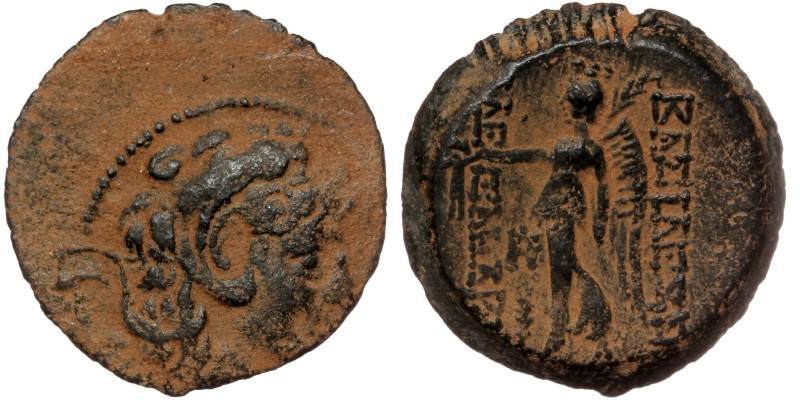 SELEUKID KINGDOM. Alexander II Zabinas (128-122 BC). Ae. Antioch.
 Head right, w...