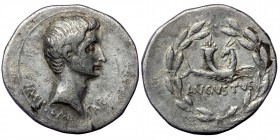 IONIA, Ephesus circa 25-20 BC Octavian as Augustus (27 BC – 14 AD) Cistophoric tetradrachm, AR
IMP·CAE – SAR Bare head right 
Rev: AVGVSTVS Capricorn ...