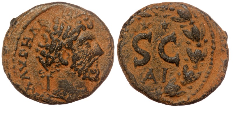 SYRIA. Seleucis and Pieria. Antioch. Lucius Verus (161-169). Ae
Laureate head ri...