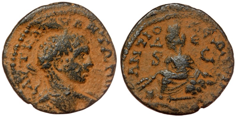 Syria, Seleucis and Pieria - Elagabalus (AD 218-222), Antiochia ad Orontem, AE
L...