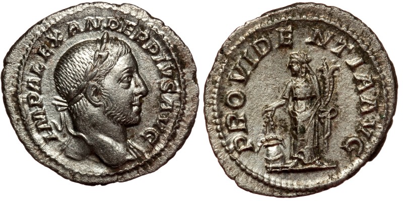 Severus Alexander AD 222-235. Rome. Denarius AR
IMP ALEXANDER PIVS AVG, laureate...