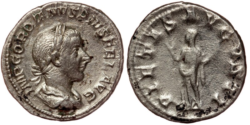 Gordian III AD 238-244. Struck circa AD 241. Rome Denarius AR
laureate, draped a...