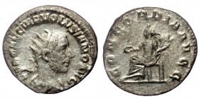 Volusian (251-253). AR antoninianus Rome, AD 251-253. 
IMP CAE C VIB VOLVSIANO AVG radiate, draped and cuirassed bust of Volusian right, seen from beh...