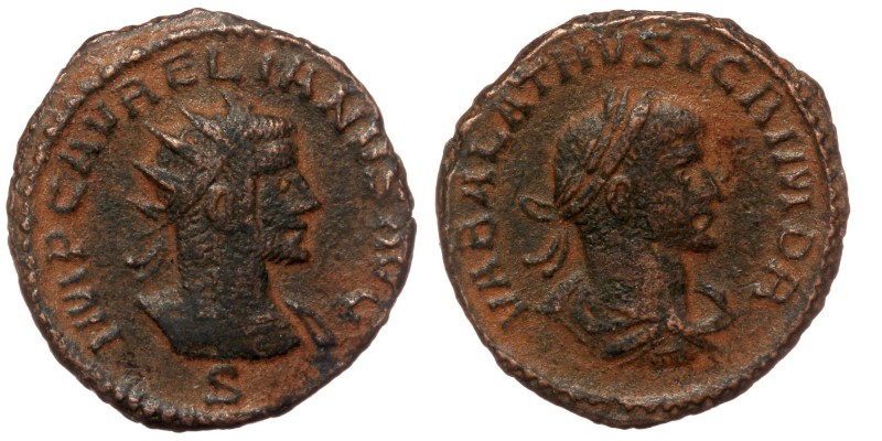 Aurelian AD 270-275. Antioch .Antoninianus AE
IMP C AVRELIANVS AVG, radiate and ...