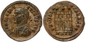 Constantine Great I. AE19 silvered Follis, Heraclea struck 306-337 AD. 
IMP CONSTA-NTINVS AVG, laureate and draped bust left, holding mappa in right h...
