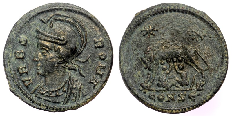 Commemorative Series (330-354) AE19 Follis Constantinopolis, under Constantine I...