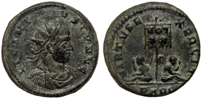 Licinius II (son of Licinius I), as Caesar, AE19 follis. Arelate, AD 320. 
LICIN...