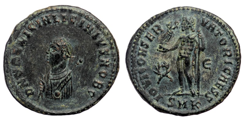 Licinius II (Caesar, AD 317-324)AE20 Follis Cyzicus mint, 5th officina. Struck A...