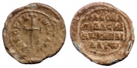 Byzantine lead seal 23 mm, 12,39 gr