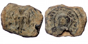 Byzantine lead seal 14x18 mm, 4,79gr