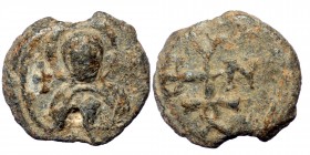 Byzantine lead seal 17x18 mm, 5,01gr