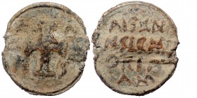 Byzantine lead seal 24x26 mm, 6,43gr