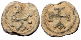 Byzantine lead seal 19x22 mm, 9,87 gr