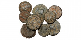 10 Ancient Coins AE