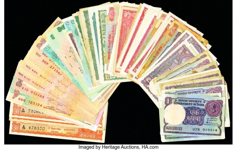 France, Great Britian, India & More Group Lot of 222 Examples Good-Crisp Uncircu...