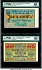 German States Bayerische Notenbank (2); Sachsische Bank 20,000; 100,000 (2) Mark 1.3.1923; 15.6.1923; 2.7.1923 Pick S926; S928; S960 Three Examples PM...