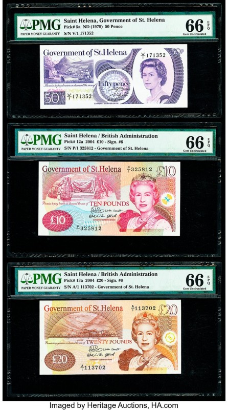 Gibraltar Government of Gibraltar 10 Pounds 1.7.1995 Pick 26 Three Examples PMG ...
