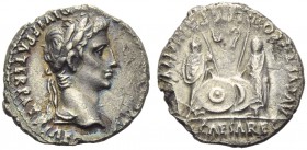 Augustus (27 BC - AD 14), Denarius, Lugdunum, 2 BC - AD 4