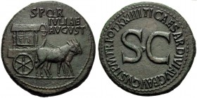 Julia, daughter of Augustus, Sestertius, Rome, AD 22-23