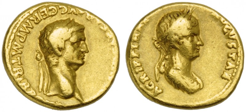Claudius (41-54), Aureus, Rome, AD 50-54; AV (g 7,54; mm 18; h 6); TI CLAVD CAES...