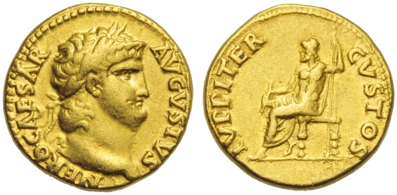 Nero (54-68), Aureus, Rome, c. AD 64-65; AV (g 7,32; mm 18; h 7); NERO CAESAR - ...