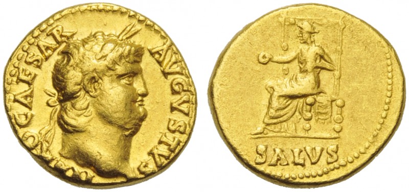 Nero (54-68), Aureus, Rome, c. AD 65-66; AV (g 7,39; mm 18; h 6); NERO CAESAR - ...