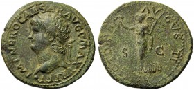 Nero (54-68), Dupondius, Lugdunum, c. AD 66-67
