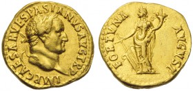 Vespasian (69-79), Aureus, Lugdunum, AD 70-71