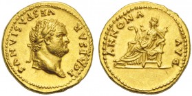 Titus, as Caesar, Aureus, Rome, AD 77-78