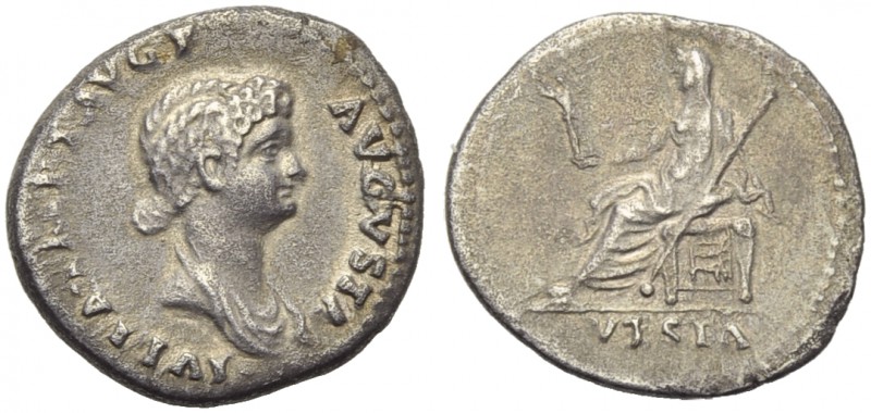 Julia Titi, daughter of Titus, Denarius, Rome, c. AD 80-81; AR (g 2,75; mm 18; h...