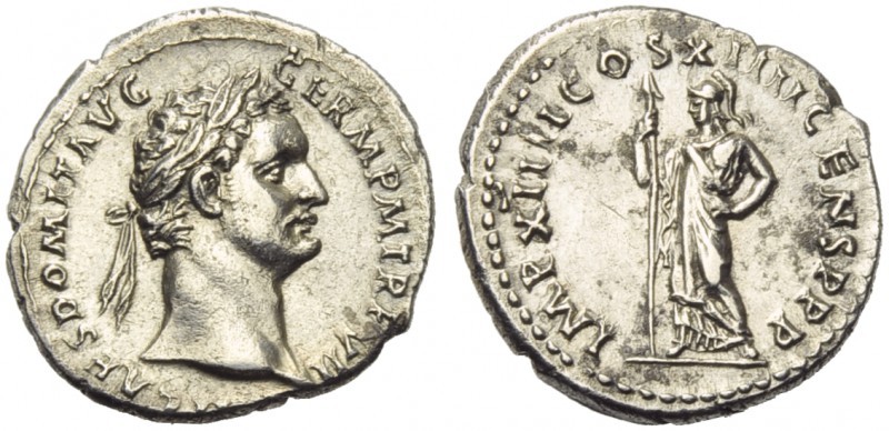 Domitian (81-96), Denarius, Rome, AD 88; AR (g 3,33; mm 19; h 6); IMP CAES DOMIT...