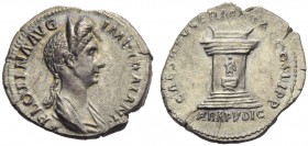 Plotina, wife of Trajan, Denarius, Rome, AD 112-115