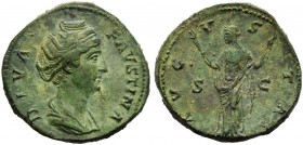 Diva Faustina Maior, wife of Antoninus Pius, Sestertius, Rome, post AD 141