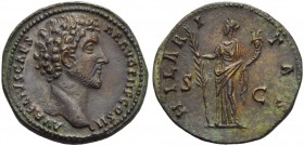Marcus Aurelius, as Caesar, Sestertius, Rome, AD 145