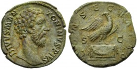 Divus Marcus Aurelius, Sestertius, Rome, post AD 180