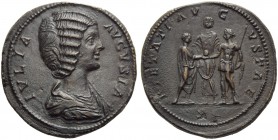 Julia Domna, wife of Septimius Severus and mother of Caracalla and Geta, Sestertius, Rome, AD 196-211